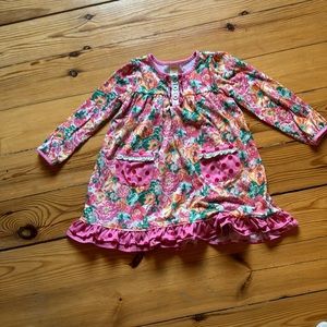Matilda, Jane, long sleeve, nightgown, size 4t